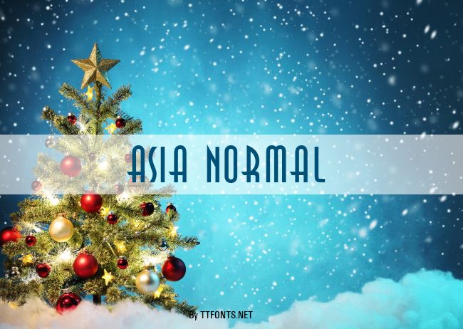 Asia Normal example